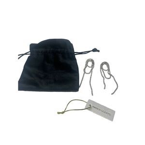 Amber Sceats Diamond Dangle Earring in Silver Defect